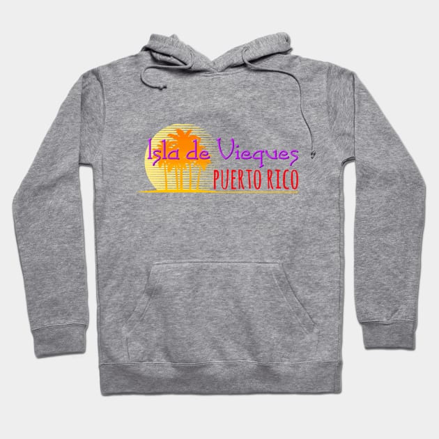 Life's a Beach: isla de Vieques, Puerto Rico Hoodie by Naves